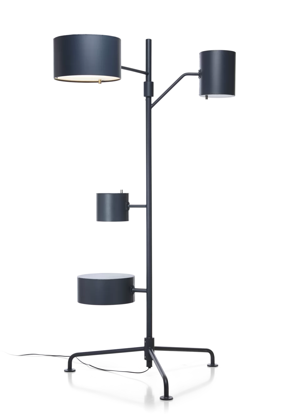 Statistocrat Floor Lamp dark blue front view